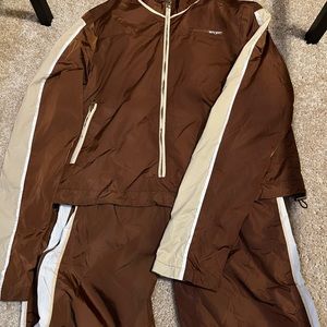 Brown Worn Once Size Small Waydamin Tracksuit